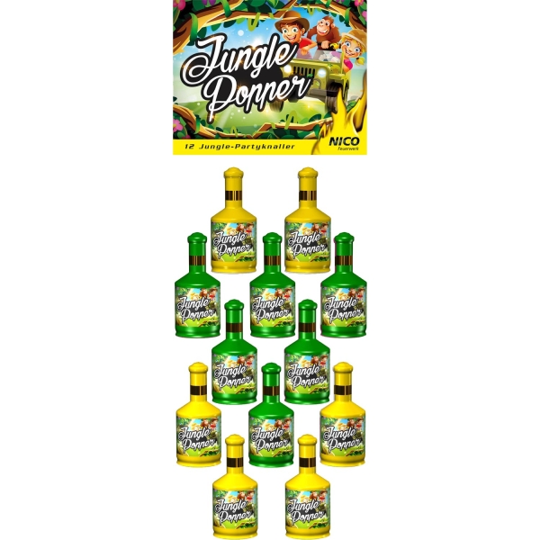 Jungle Party-Knaller, 12er-Btl.